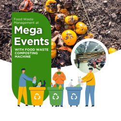 Food waste composting machine